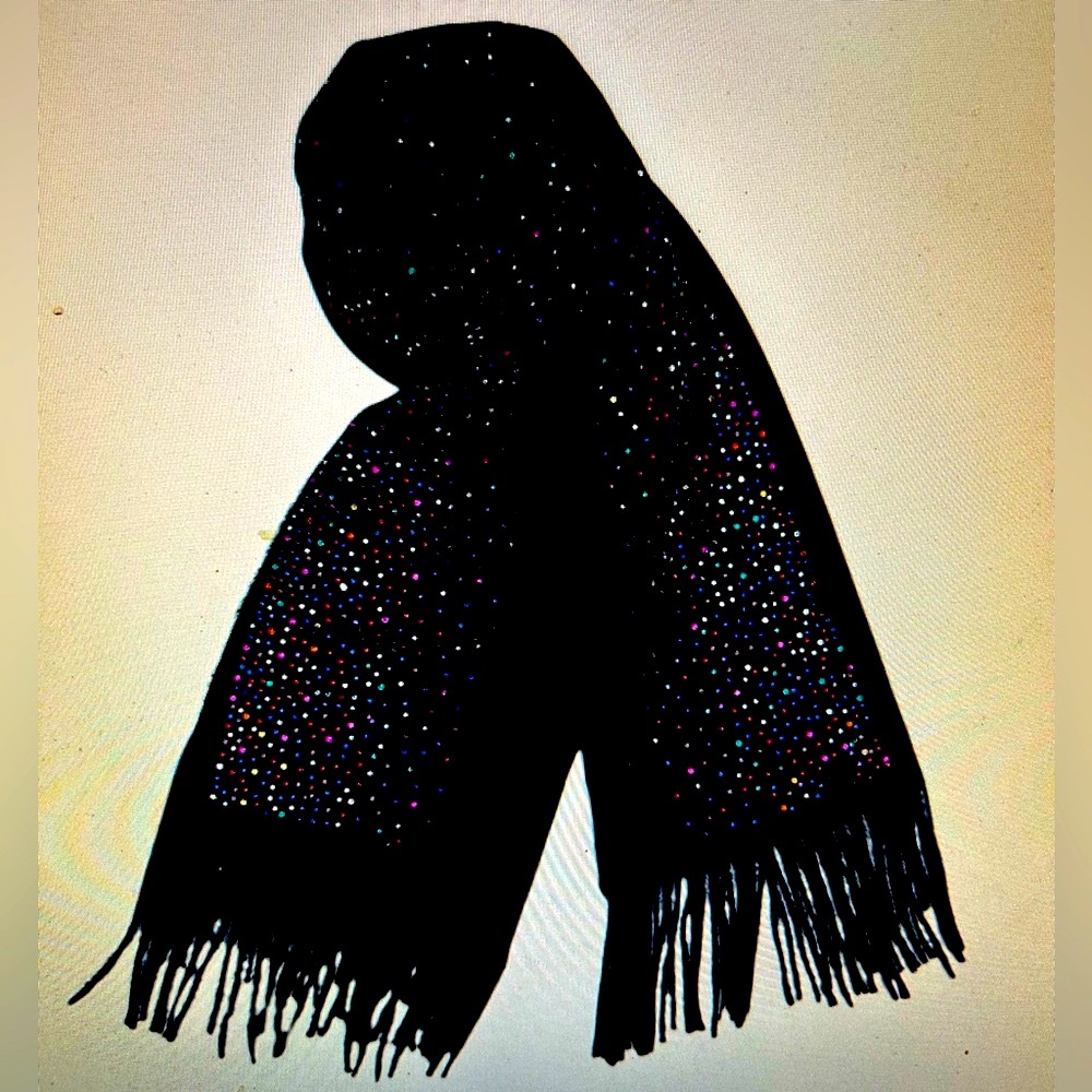 Lucia Scarf in Black by Natalie Mills